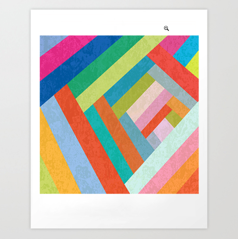 stripes 1 giclee print