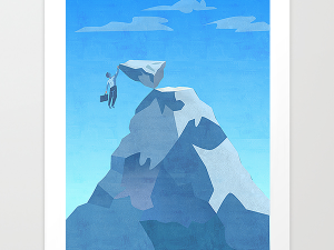 Reaching The Top Giclee Print