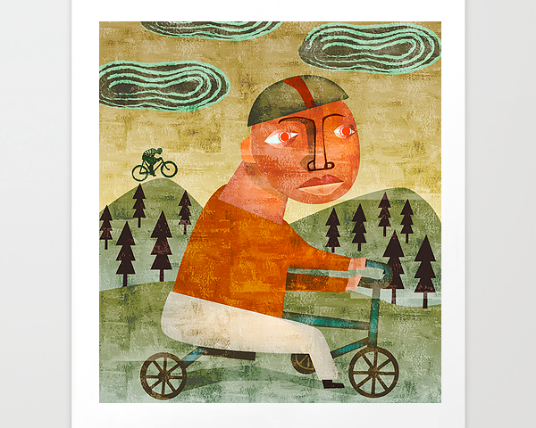 The Biker Giclee Print