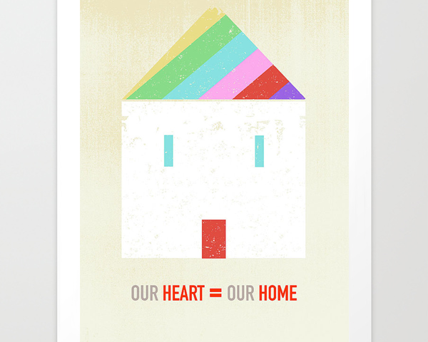 Our Heart Our Home Giclee Print
