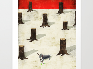 Let's Play Catch Up! Giclee Print