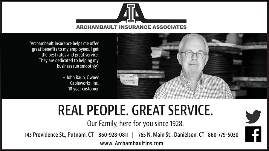 archambault ad black and white