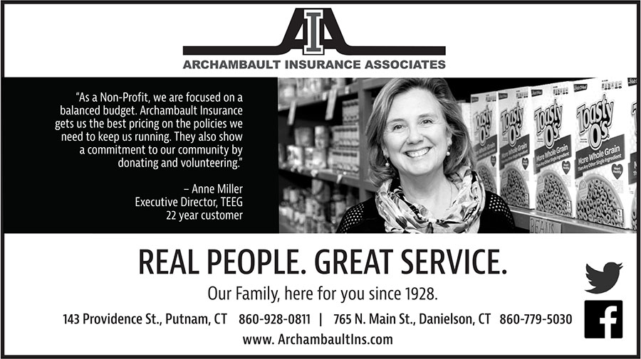 archambault ad black and white